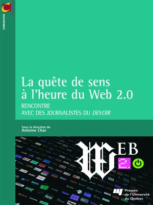 cover image of La quête de sens à l'heure du Web 2.0